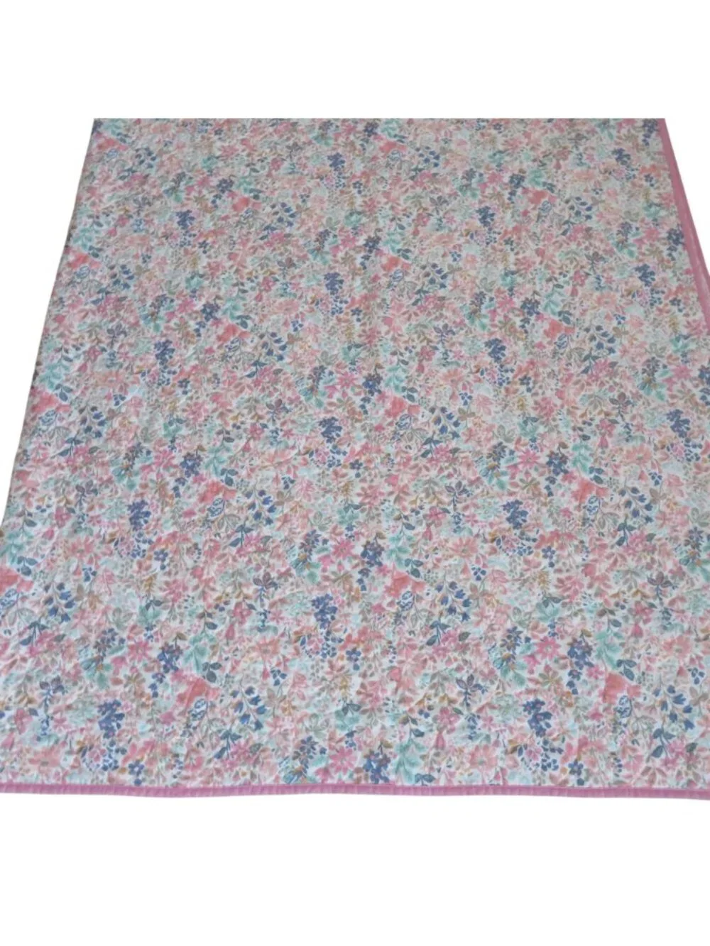 Laura Ashley Floral Reversible Quilt 96